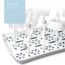 Baby Bottle Drying Rack with Tray, Termichy High Capacity Bottle Dryer Holder for Bottles, Teats, Cups, Pump Parts and Accessories, Gray