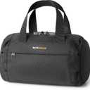 Smell Proof Bag with Combination Lock, Odorless Activated Carbon Fiber Smell Proof Container, Portable Stash Box for Travel, Home, Office & Gifts (Black1) (9x4x5)