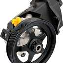 JLEO 20-69989 Power Steering Pump with Reservoir Pulley Compatible With 2006-2007 Chevrolet Monte Carlo 2006-2011 Chevrolet Impala