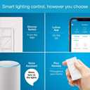 Lutron Caseta Smart Lighting Smart Hub for Light Bulbs and Fans, Compatible w/ Amazon Alexa, Apple Homekit, Google Home, 75 Device Capacity, L-BDG2-WH, White