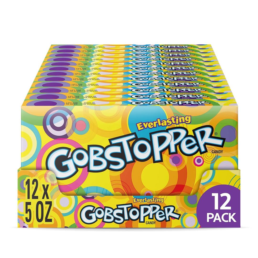 Wonka Everlasting Gobstopper, Candy, Jawbreaker Candy, 5 oz (12 ct) BB Date: FEB/2027 Wonka Everlasting Gobstopper, Candy, Jawbreaker Candy, 5 oz (12 ct) BB Date: FEB/2027