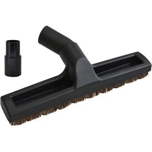 Universal Vacuum Floor Brush Attachments 32 mm (1 1/4") and 35 mm (1 3/8") Fits Shark Vacuum Lift Away Attachments. and For Shop vac and Miele and Dyson Vacuum 1 Floor Brush + 1 Adapter (Black)
