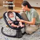 HARPPA Weddell Lite Electric Swing for Baby, 5 Adjustable Speeds, Black
