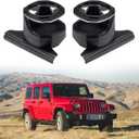 FieryRed Car Window Cup Holders Compatible with 2011 2012 2013 2014 2015 2016 2017 2018 Jeep Wrangler JK/JKU, 1 Pair Car Door Cup Drink Holder, Driver and Passenger Side