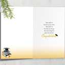 5 x Master's Degree Graduation Card, Congratulations Graduation Gift for Son Daughter Grandson Granddaughter, Proud of You Greeting Card from Mom Dad Grandma Grandpa, 8×5.3 inches