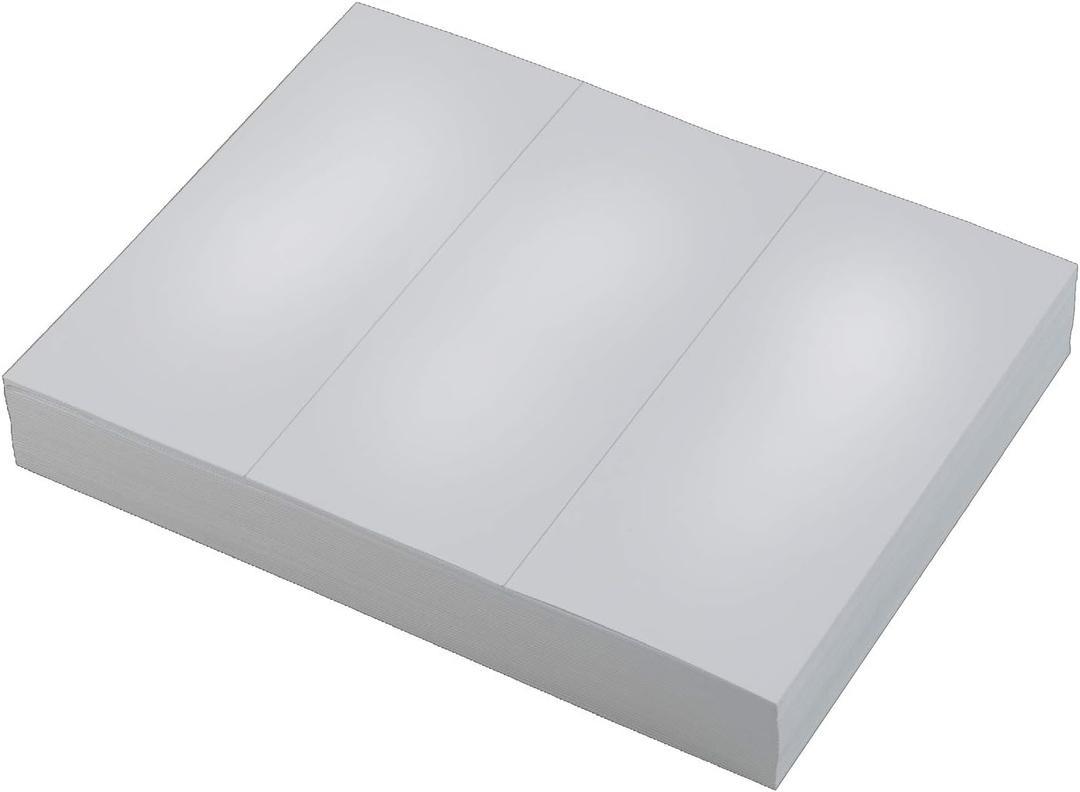 TOPS Laser Cut Sheet Paper, Perforated Every 3 2/3 Inches , 8.5 x 11 Inches, 20 Pound, 500 Sheets, White, (5030)