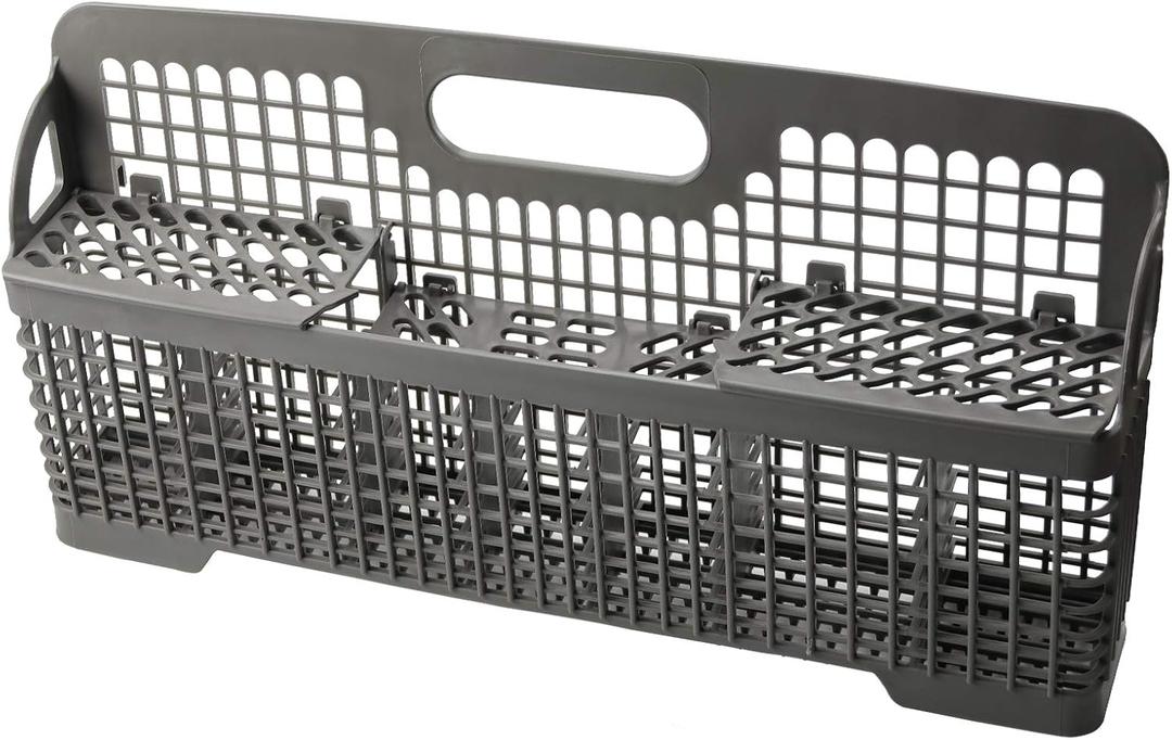 AMI PARTS 8531233 WP8562043 Universal Dishwasher Silverware Basket Replacement Fit for Whirlpool Kitchenaid Dishwasher Utensil Rack Basket, Replaces 8531233,8562043, WP8531233VP