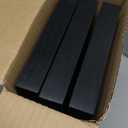 BAYKA Floating Shelves for Wall, Wall Mounted Rustic Wood Shelves for Bathroom, Bedroom, Living Room, Kitchen, Hanging Shelf for Books/Storage/Room Decor with 22lbs Capacity (Black, Set of 3, 15.7in) (A. Black - Universal Classic Style)