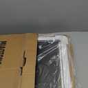 3-Flaps Never Rust Extra Large Dog Door for Door with Sliding Lock Panel, Steel Frame and Telescoping Tunnel, Extreme Weather Durable XL Dog Doors for Door (Pets Up to 220 Lbs)