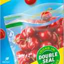 Glad Zipper Quart Freezer Bags, Resealable Bags, Multi-purpose Use, 50 Count (Pack of 1)