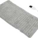 Electric Large Heat Pad with Wet Compress & 6 Level Temperature Adjustment, Rapid Balanced Heating, Ideal for Office and Travel (US Plug 110V)