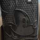 FUL Disney Mickey Mouse 30 Inch Rolling Luggage, Hardshell Suitcase with Spinner Wheels, Black