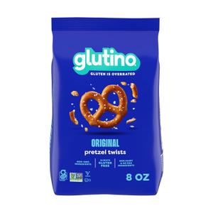 Glutino Gluten Free Pretzel Twists, Salted, 8 oz (EXP 06/05/26)