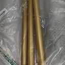 CHICTIE Gold Shower Curtain Hooks, Rustproof Shower Curtain Rings for Bathroom, Metal Shower Hooks for Shower Curtain Rod, Modern Decorative Shower Curtain Hangers Set of 12, Round Heavy Duty Design