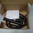 Black Shower Wand Brass Handheld Shower 7 Inch High Pressure Hand Held Shower Head High Flow Sprayer, 2 In 1 Function with 59 inch Hose, Bracket