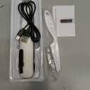 PAPMINI Dog Grooming Kit with LED Display, 35dB Ultra-Low Noise Dog Paw Trimmer, Cordless Hair Trimmer for Paws, Ears, Face, Rump with LED Light (White)