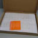 Amazon Basics Horizontal Magnetic Name Badge Holder - 100 Pack, Clear