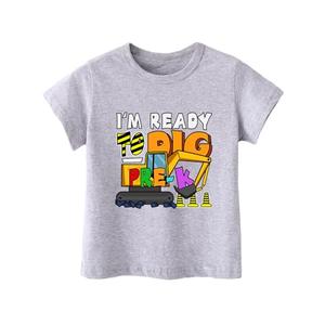 First Day of Preschool Shirt Pre K Shirts for Girls Boys Toddler Kids 1st Day of Prek Gift Cotton Tee, Size 100/52