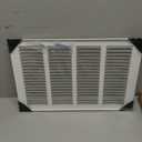 16x10 Return Air Grille Fits 16"Wx10"H Duct Opening,Air Return Vent Cover for Sidewall or Ceiling,Solid Steel AC HVAC Cold Air Return Grille Cover Without Filter House,Outer Dimension:17.75WX11.75"H