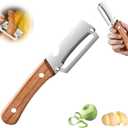 Multi-Functional Vegetable Peeler for Kitchen, with Ergonomic Non-Slip Handle, Good Sturdy, 2 in 1 Fruit Peeler and Bottle Opener, best for potato, vegetable, apple, carrot and more(1pcs)