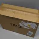 4 Tier Plastic Storage Bins with Lid 23QT, Stackable Storage Containers with Wheels, Folding Storage Boxes, Collapsible Storage Bins, Closet Organizers and Storage for Living Room, Office, Dorm (White)