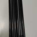 Curtain Rods 2 Pack 5/8 inch Black Curtain Rods for Windows 30 to 45 Inch with Brackets Easy to Install for Bedroom Living room Kitchen30", 45"