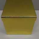 Cholemy 5 Pcs Square Nesting Boxes Decorative Gift Boxes with Lid and Ribbon Assorted Sizes Wrap for Wedding, Thanksgiving, Christmas, Anniversary, Birthday, Bridal Party(Shiny Gold)