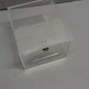 Amazon Basics Ballot Box With Key Lock, Clear