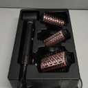 SKIMI 110,000 RPM Brushless Motor Hair Dryer Brush - 5 Muti-Styler for Fast Drying, Curling, Volumizing & Straightening | High-Speed Hot Air Brush for All Hair Types (Black & Rose Gold)