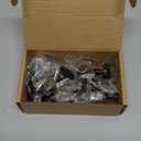 Ravinte 10 Pack Drawer Pulls 1-1/4 Inch Kitchen Cabinet Knobs Solid Round Dresser Drawer Knobs Matte Black Dresser Knobs Drawer Knobs Simple Cabinet Hardware for Cupboard Drawer Pulls