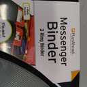 Plan Ahead 3-Ring Messenger Binder, Grey
