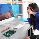 3 x ddLUCK Sensory Activity Board, Silicone Fidget Toy for Stress Relief, Calming, Focus, ADHD and Autism, 6 Colors Sensory Toys Game Controller for Kids 2+ & Adults with 20 Strings