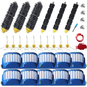 28pcs Accessories for iRobot Roomba 600 Series 595 614 618 620 630 639 640 650 660 680 682 685 690 692 694 695 Vaccum Cleaner Replenishment Parts Kit
