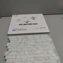 Art3d 10-Sheet Peel and Stick Backsplash, 12 in. x 12in. White Marble Design