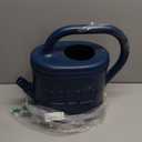 2 Gallon Watering Can, Outdoor Watering Can for Plants, Garden Water Can with Removable Long Spout and Stainless Steel Sprinkler Head, Large Water Can for Greenhouse (Dark Blue, 2 Gallon)