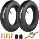 FVRITO 4.80/4.00-8" 480/400-8 Inner Tubes with Straight Stem Valve Gap Replacement for Mowers,Hand Trucks,Wheelbarrows,Carts Generators,Yard Trailers,Dollies,Trolleys,Wagons Pack of 2