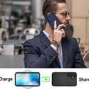 for Samsung Galaxy S25 Plus Case, with HD Tempered Glass Screen Protector, Heavy Duty Shockproof Drop Protective Rugged Tough Durable Phone Cover (Dark Blue)