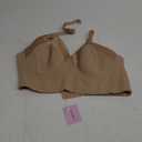 SEA BBOT Women Longline Strapless Bra Full Coverage Corset Bra Hide Back Fat (38C, Dark Beige)