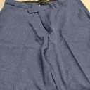 Mens Linen Suit 2 Piece Short Suits for Men Casual Summer Beach Wedding Suit Linen Vest Shorts Set (Blue, XL)