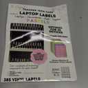 Classroom Color Coded Chromebook Laptop Labels for Student Classroom Devices (Pastel Colors, Qty for 35 Devices)