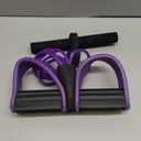 Multifunction Tension Rope, 6-Tube Elastic Yoga Pedal Puller Resistance Band, Natural Latex Tension Rope Fitness Equipment, for Abdomen/Waist/Arm/Leg Stretching Slimming Training (Purple)
