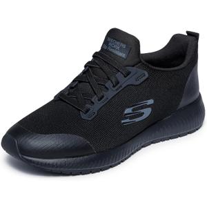 Skechers Women's Squad Sr Food Service Shoe (8, Black)