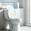 Hibbent Elongated Toilet Seat with Cover Quiet Close