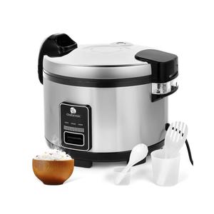 Commercial Rice Cooker & Warmer 84 Cups (Cooked),15.85 Qt / 15 Liter Large Capacity Rice Cooker,Auto Keep Warm,Non-Stick Inner Pot,1350W Fast Cooking Electric Rice Cooker For Restaurant,Hotel