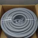 Liquid-Tight Conduit 100 ft and 10 Pieces of Connector Kit, Electrical Conduit 3/4 100ft w/UL Certification, Flexible Conduit with 5 Straight and 5 90-Degree Conduit Connector Fittings