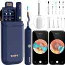 BEBIRD Earsight Plus Ear Wax Removal Tool Camera with HD Visual Otoscope, Smart WiFi Earwax Cleaner Kit, Safe Silicone Flexible Scoops & Tweezers Tools for Adults & Kids (Blue)