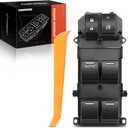 A-Premium Driver Side Master Power Window Switch Compatible with Honda Accord 2008 2009 2010 2011 2012, Replace# 35750-TB0-H01, 35750-TA0-A02, 35750-TBD-H13