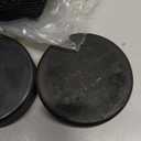 Faswin 15 Pack Ice Hockey Pucks with 3 Reusable Mesh Bag, Official Regulation, Diameter 3", Thickness 1", 6oz, Black