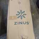 ZINUS 12 Inch King Green Tea Memory Foam Mattress [New Version], Fiberglass free, Medium Firm Feel, Zoned Pressure Relief, Certified Safe Foams & Fabric, Mattress in A Box (White)