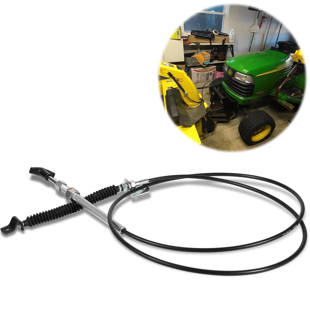 AM132704 Spout Cap Control Push-Pull Cable for John Deere 54'' 60'' Heavy-Duty Snowblower, Discharge Chute Angle Controller